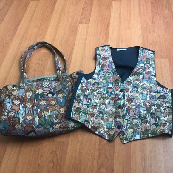 blondettes Handbags - Children around the world bag and vest